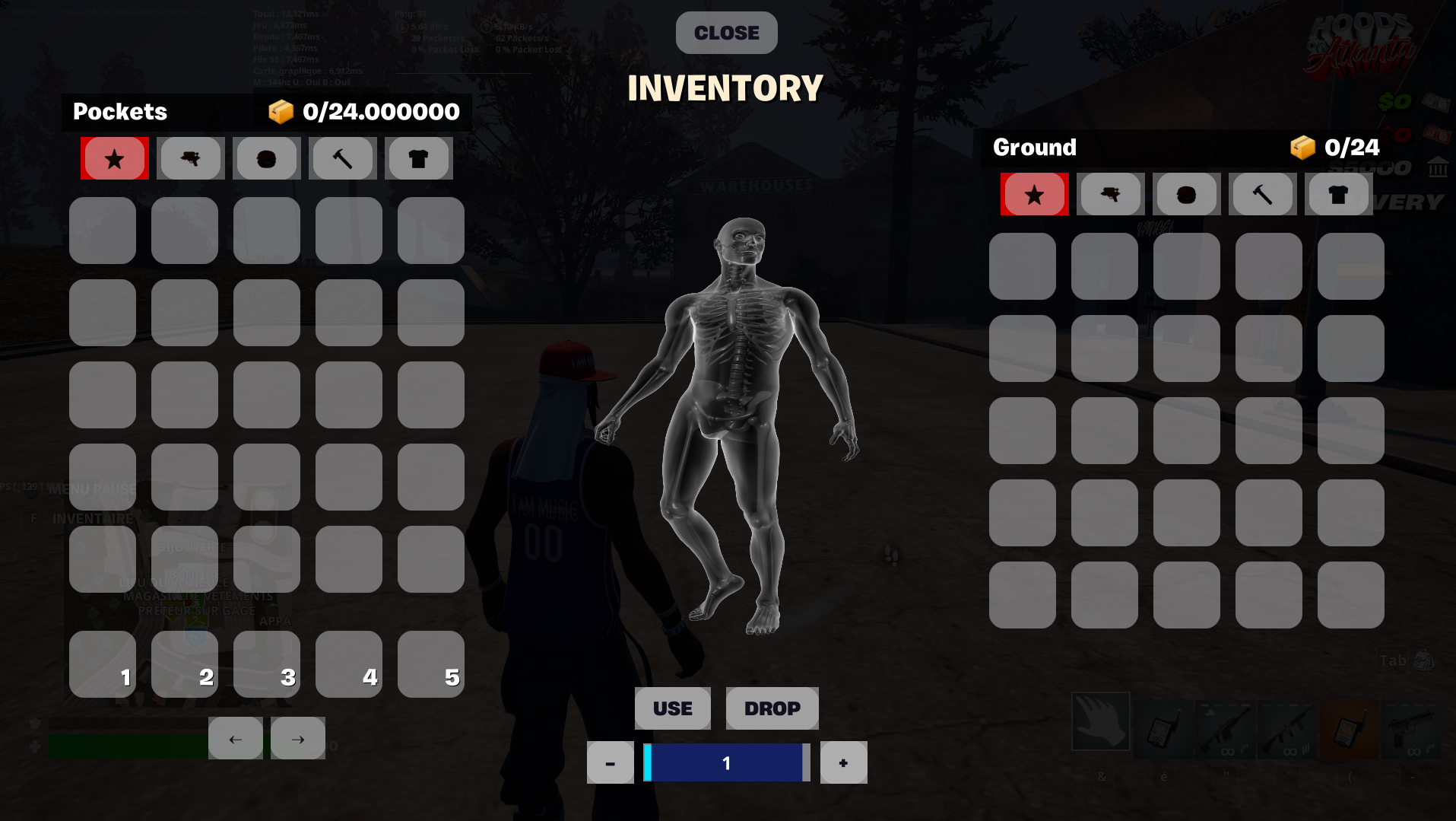 Custom inventory UI